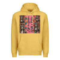 Antique Gold life is better with a pittie Premium Hoodie - JahusDesignShop