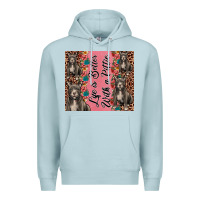 Blue Mist life is better with a pittie Premium Hoodie - JahusDesignShop