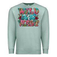 Seafoam wild like the west Premium Sweatshirt - Zillion Design Studio