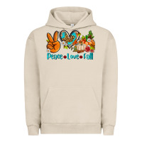 Pigment French Oak peace love fall ado Urban Hoodie - AdoDesignShop