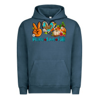 Pigment Midnight Navy peace love fall ado Urban Hoodie - AdoDesignShop
