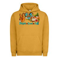 Pigment Peanut Butter peace love fall ado Urban Hoodie - AdoDesignShop