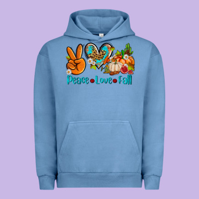 Peace Love Fall Ado Urban Hoodie Designed By Adodesignshop
