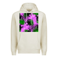 Oatmeal Heather halloween spider green leopard seamless pattern Premium Hoodie - BundleAndBundleShop