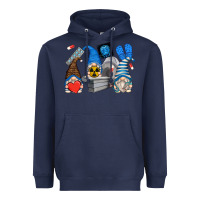 Navy mri gnomes Heavyweight Hoodie - Zillion Design Studio