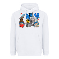 White mri gnomes Heavyweight Hoodie - Zillion Design Studio