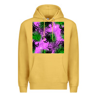 Antique Gold halloween spider green leopard seamless pattern Premium Hoodie - BundleAndBundleShop
