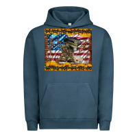 Pigment Midnight Navy westerm usa army boots Urban Hoodie - Artiststas