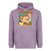 Lavender mama hen with sunflowers Heavyweight Hoodie - texasbilliewilder