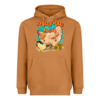 Meerkat mama hen with sunflowers Heavyweight Hoodie - texasbilliewilder