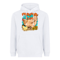 White mama hen with sunflowers Heavyweight Hoodie - texasbilliewilder