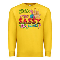 Lemon little miss sassy pants Premium Sweatshirt - texasbilliewilder