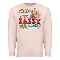 Pale Pink little miss sassy pants Premium Sweatshirt - texasbilliewilder