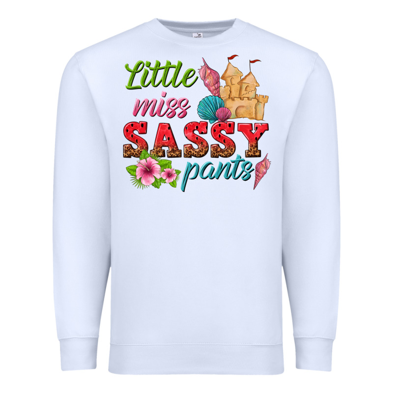 Little Miss Sassy Pants Premium Sweatshirt by texasbilliewilder | Teevron