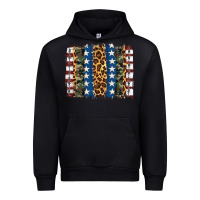 Black usa army pattern brushstroke Urban Hoodie - Artiststas