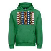 Emerald usa army pattern brushstroke Urban Hoodie - Artiststas