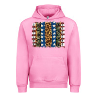 Fuchsia Pink usa army pattern brushstroke Urban Hoodie - Artiststas