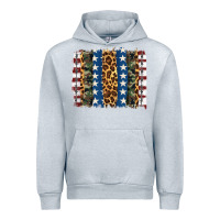 Heather Grey usa army pattern brushstroke Urban Hoodie - Artiststas