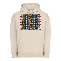 Pigment French Oak usa army pattern brushstroke Urban Hoodie - Artiststas