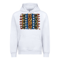 White usa army pattern brushstroke Urban Hoodie - Artiststas
