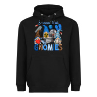 Black scannin' with my gnomies Heavyweight Hoodie - Zillion Design Studio