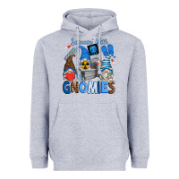 Heather Grey scannin' with my gnomies Heavyweight Hoodie - Zillion Design Studio