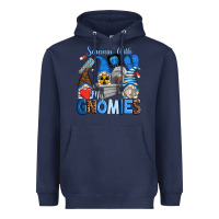 Navy scannin' with my gnomies Heavyweight Hoodie - Zillion Design Studio