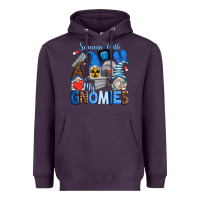 Plum scannin' with my gnomies Heavyweight Hoodie - Zillion Design Studio
