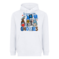White scannin' with my gnomies Heavyweight Hoodie - Zillion Design Studio