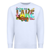 White living on lake time Premium Sweatshirt - texasbilliewilder