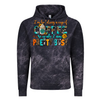 Cloud Black i am holding a cup of coffee so yeah iam pretty bu Vintage Hoodie - AdoDesignShop