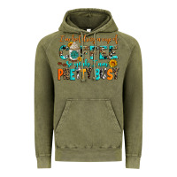 Vintage Olive i am holding a cup of coffee so yeah iam pretty bu Vintage Hoodie - AdoDesignShop
