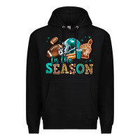 Black tis the season american football Premium Hoodie - Jasminsmagicworld