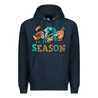 Navy tis the season american football Premium Hoodie - Jasminsmagicworld