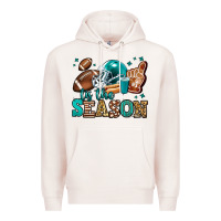 Pale Pink tis the season american football Premium Hoodie - Jasminsmagicworld