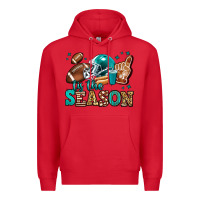 Red tis the season american football Premium Hoodie - Jasminsmagicworld