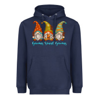 Navy gnomes sweet gnomes Heavyweight Hoodie - Zillion Design Studio