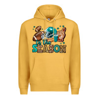 Mustard tis the season american football Premium Hoodie - Jasminsmagicworld