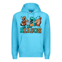 Ocean Blue tis the season american football Premium Hoodie - Jasminsmagicworld