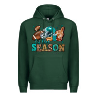 Sports Green tis the season american football Premium Hoodie - Jasminsmagicworld