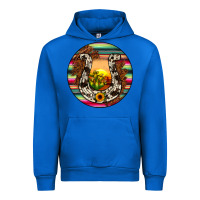Cobalt horseshoe circle Urban Hoodie - JahusDesignShop