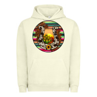 Pigment Pistachio horseshoe circle Urban Hoodie - JahusDesignShop