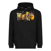 Black monkey coffee cups Heavyweight Hoodie - texasbilliewilder