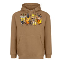 Toasted Coconut monkey coffee cups Heavyweight Hoodie - texasbilliewilder