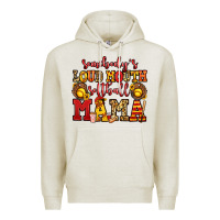 Oatmeal Heather somebody's loud mouth softball mama Premium Hoodie - Jasminsmagicworld