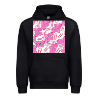 Black floral school seamless pattern Urban Hoodie - BundleAndBundleShop