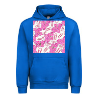 Cobalt floral school seamless pattern Urban Hoodie - BundleAndBundleShop