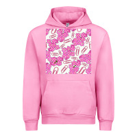 Fuchsia Pink floral school seamless pattern Urban Hoodie - BundleAndBundleShop