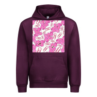 Mauve Wine floral school seamless pattern Urban Hoodie - BundleAndBundleShop