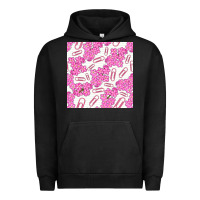 Pigment Black floral school seamless pattern Urban Hoodie - BundleAndBundleShop